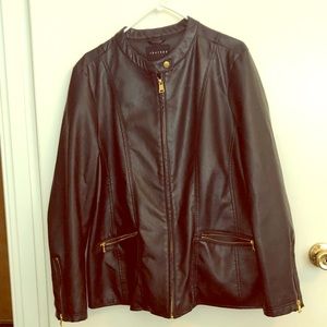 Faux Leather Jacket